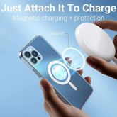 Transparent Magsafe Magnetic Wireless Charging Case for iPhone - Smart Tech Shopping